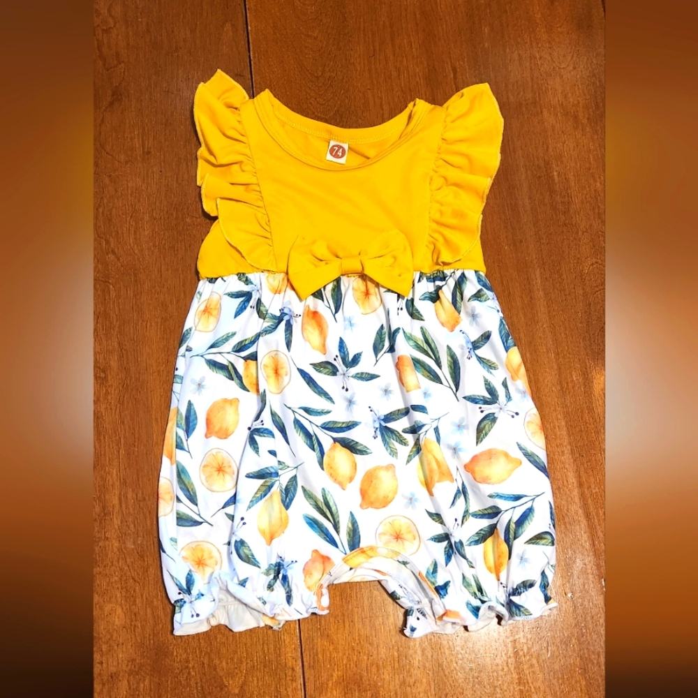 Baby girl lemon jumper